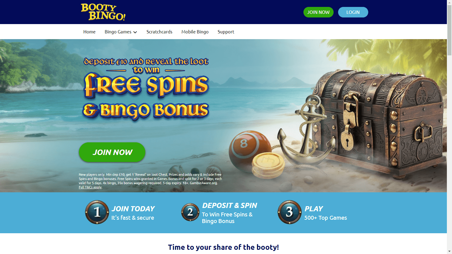 Booty_Bingo_Casino_homepage_desktop