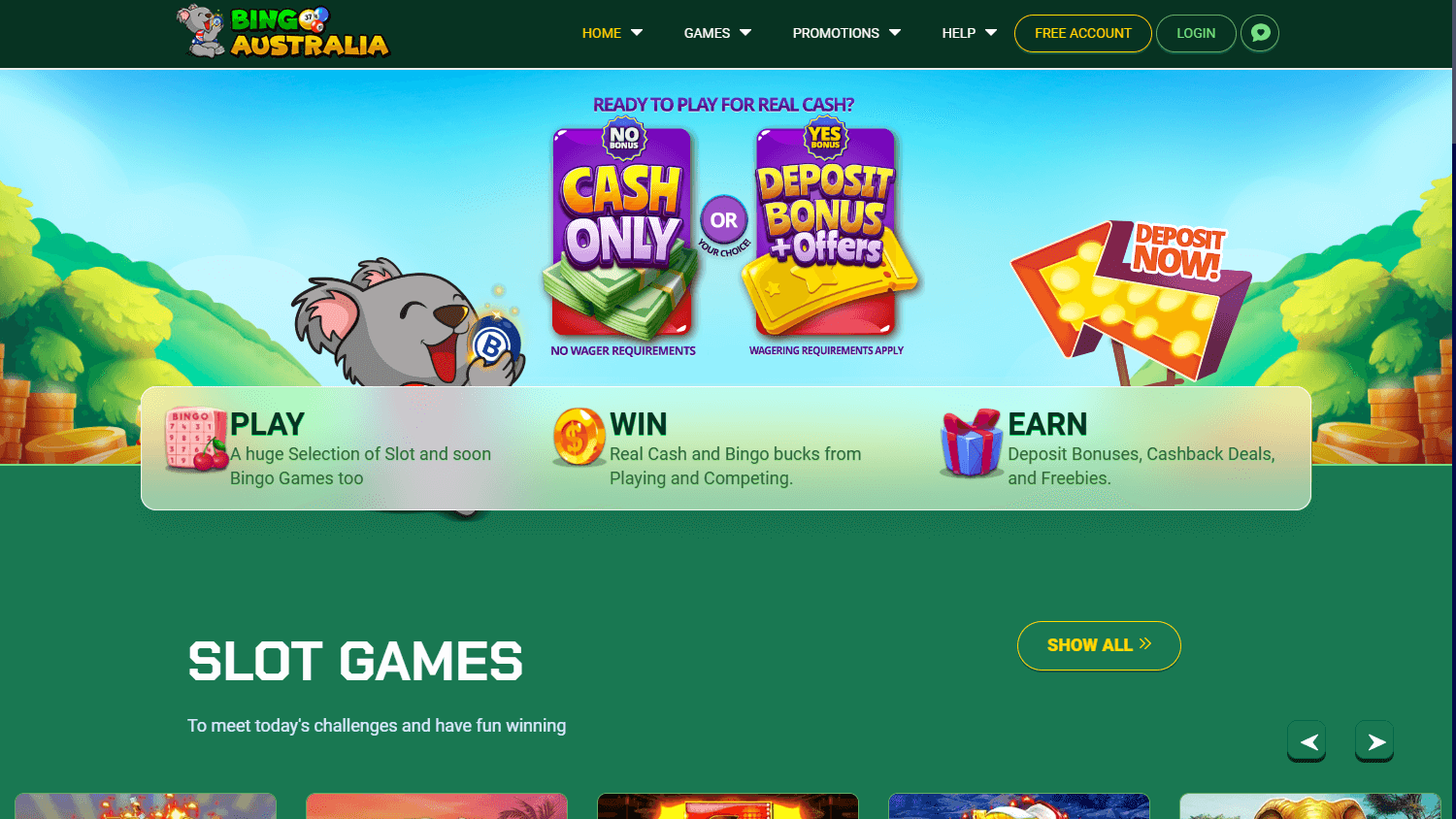 bingo_australia_casino_homepage_desktop