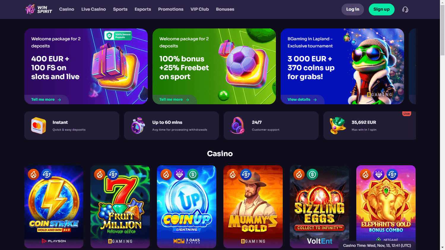 winspirit_casino_homepage_desktop