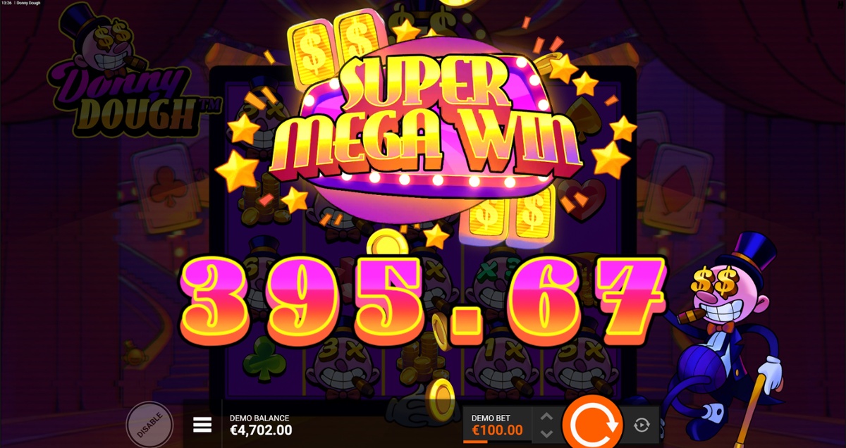 Donny Dough - Super Mega win