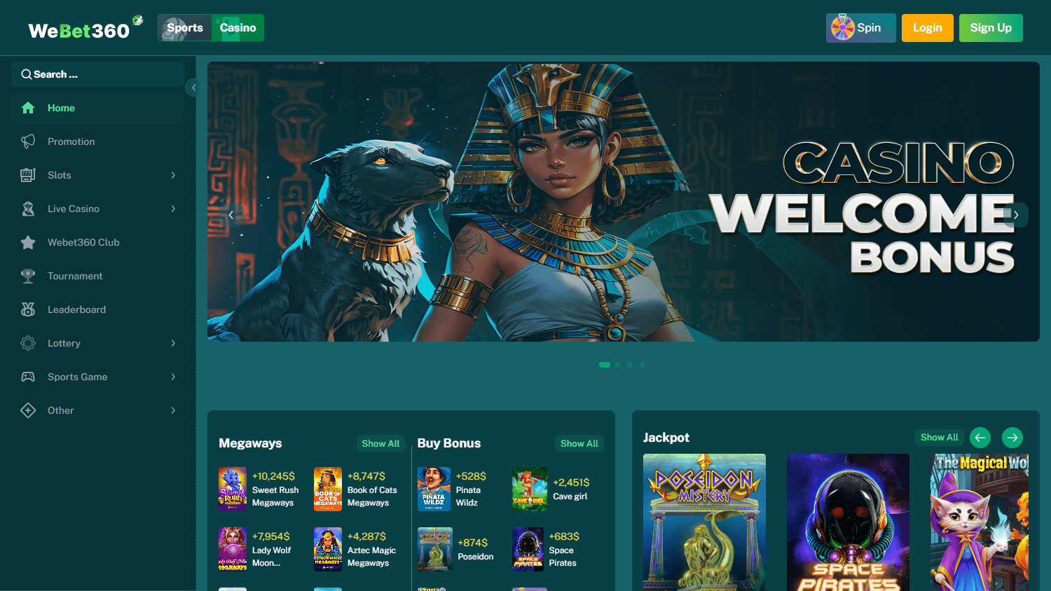 webet360_casino_homepage_desktop