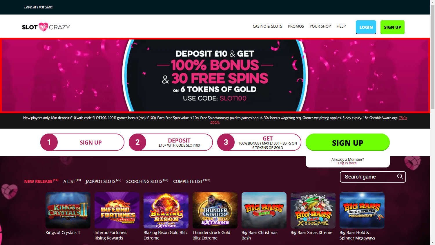 slot_crazy_casino_homepage_desktop