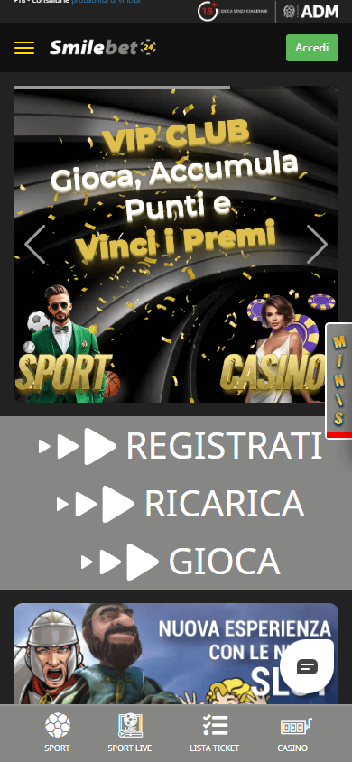 smilebet24_casino_homepage_mobile