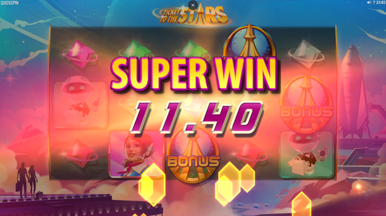 Ticket to the Stars super win