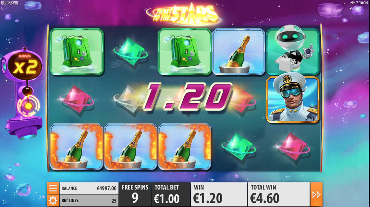 Ticket to the Stars simple win