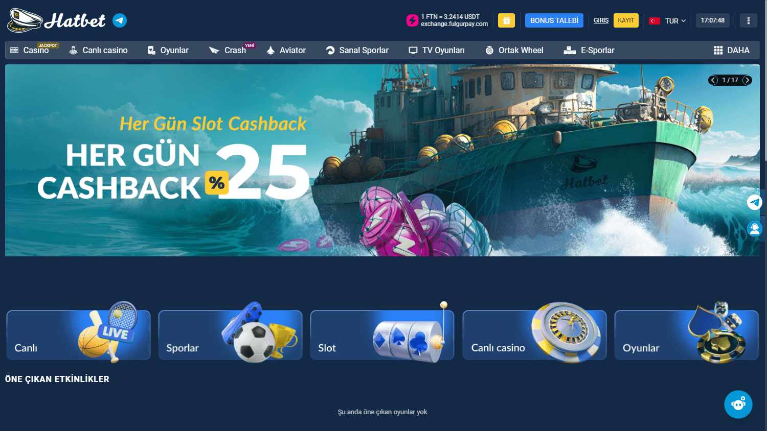 Hatbet_Casino_homepage_desktop