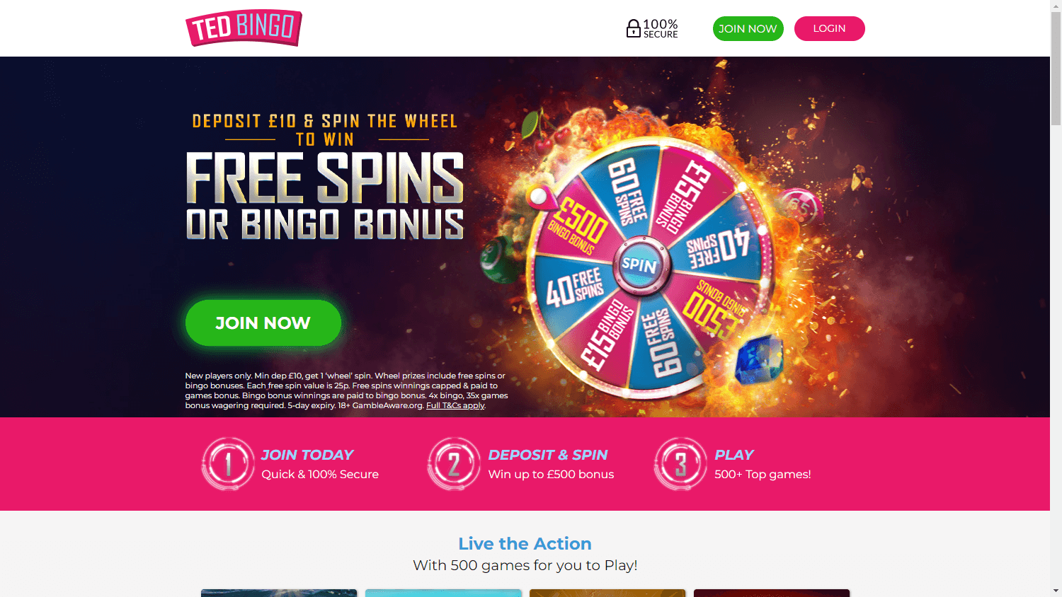 Ted_Bingo_Casino_homepage_desktop