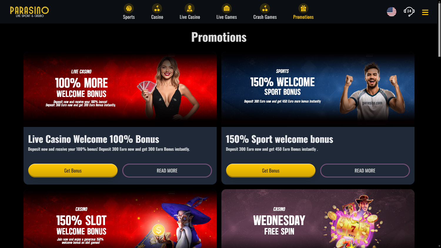 Parasino_Casino_promotions_desktop