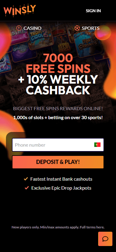 Winsly_Casino_homepage_mobile