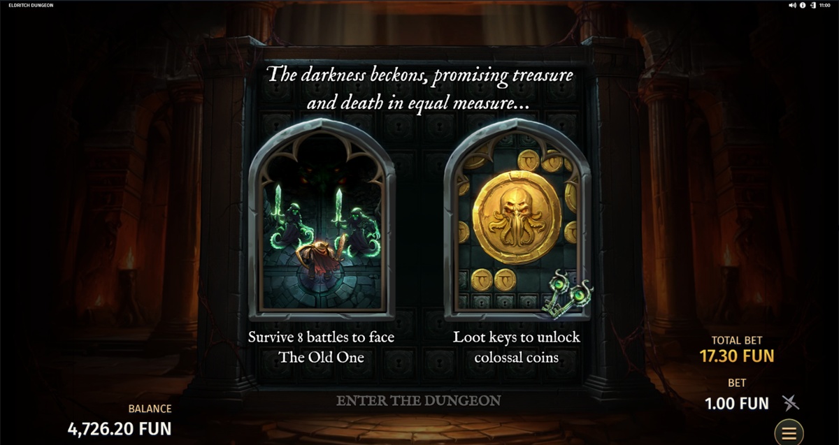 Eldritch Dungeon slot - Bonus game