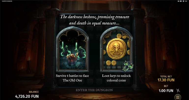 Eldritch Dungeon slot - Bonus game