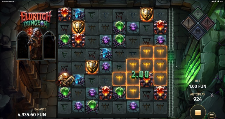 Eldritch Dungeon slot win