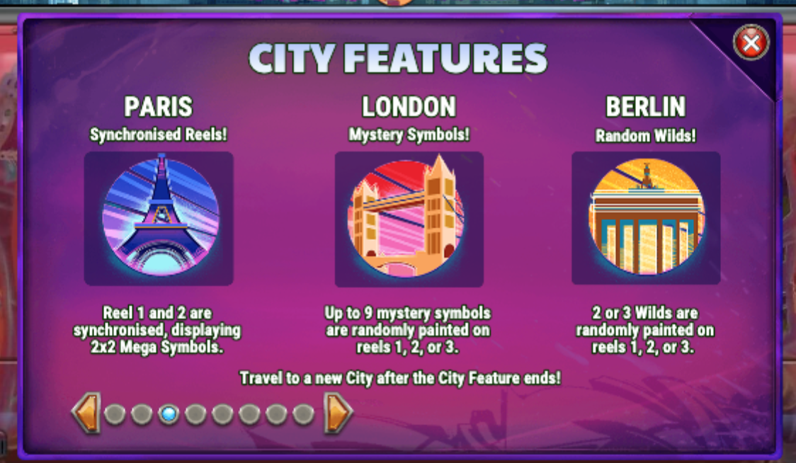 Cash Vandal city features