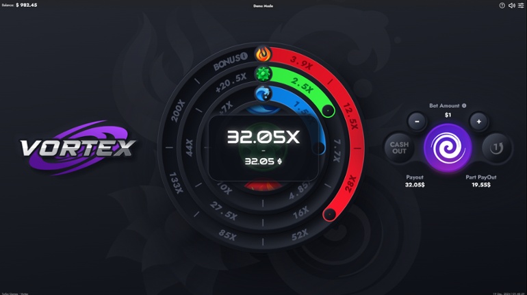 Vortex (Turbo Games) - Partial Payout