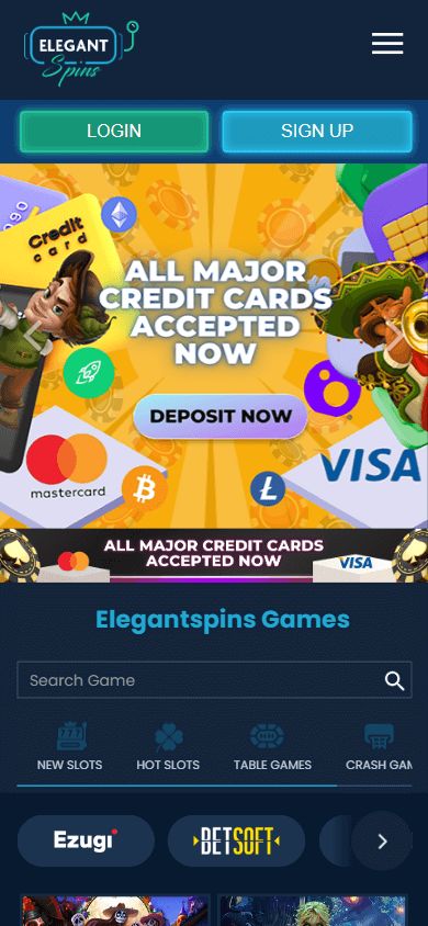 elegantspins_casino_homepage_mobile