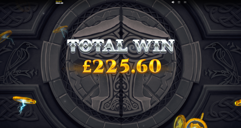 Thor's Lightning Valhalla Spins big win