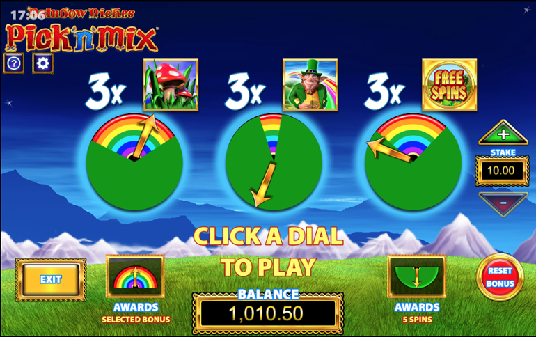 Rainbow Riches Pick'n'Mix Big Bet game