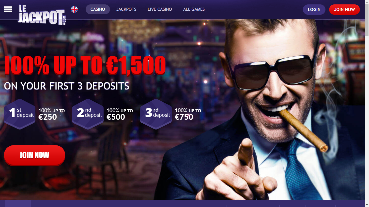 LeJackpot_Casino_homepage_desktop