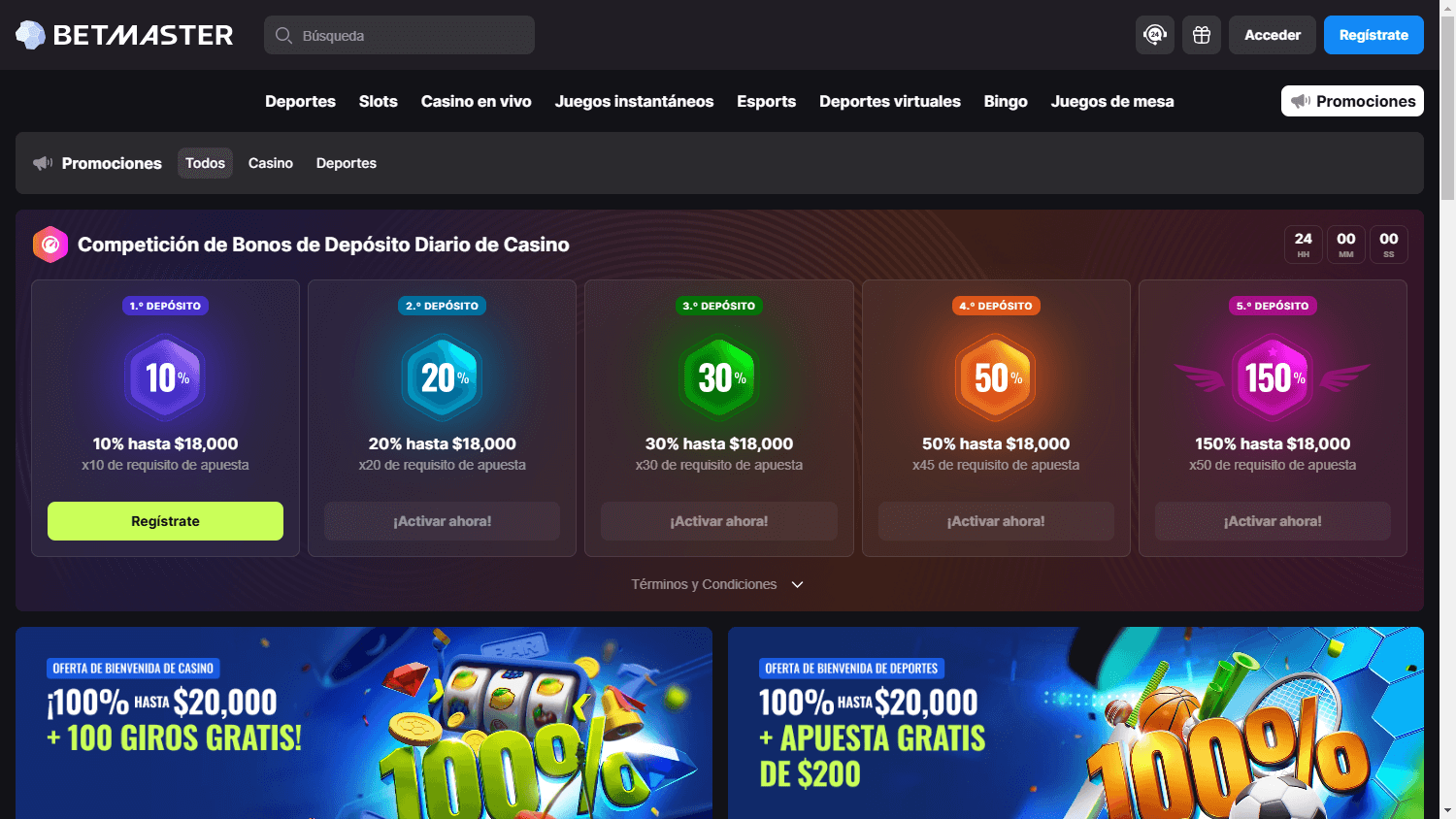 Betmaster_Casino_MX_promotions_desktop