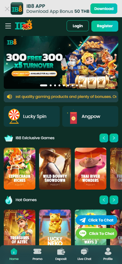 ib8_casino_homepage_mobile