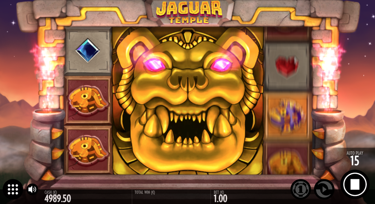 Jaguar Temple big 3x3 bonus symbol