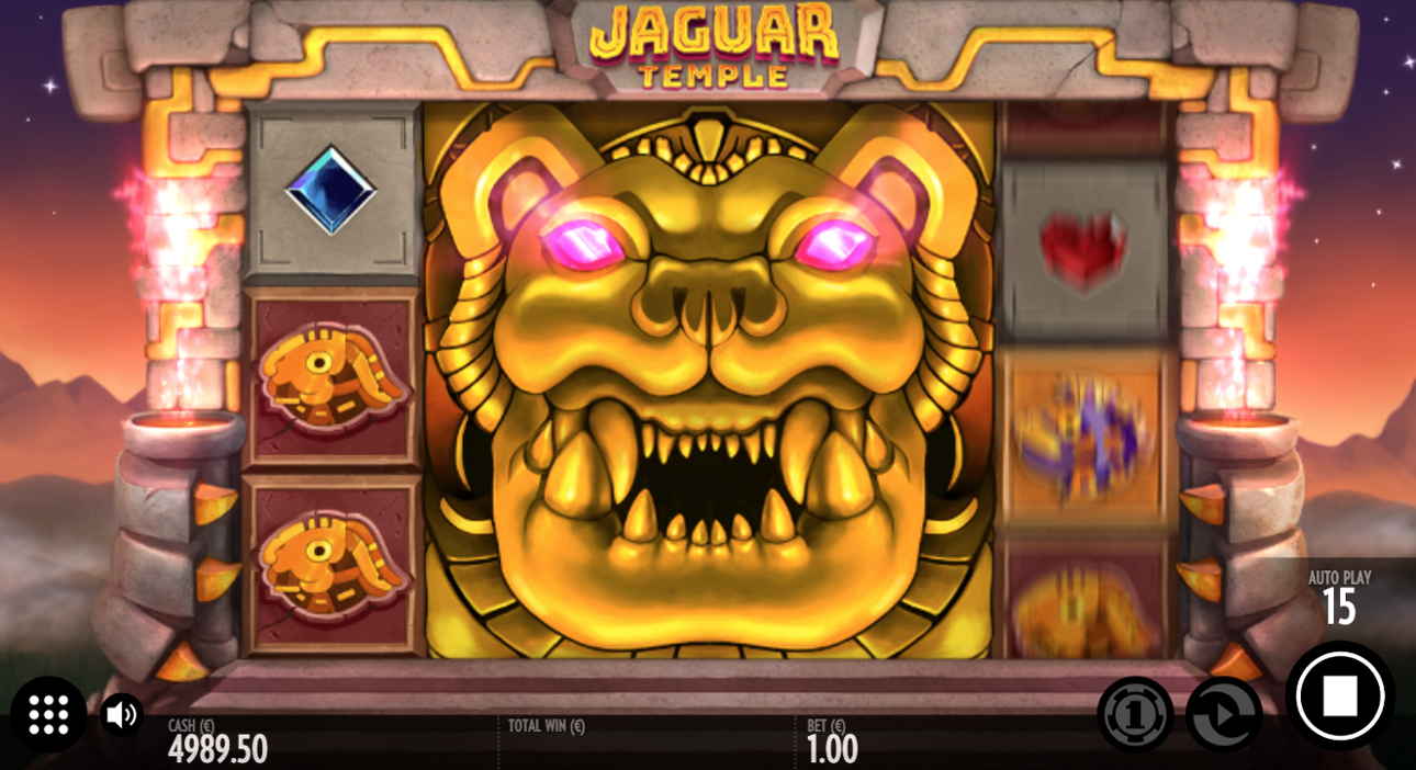Jaguar Temple big 3x3 bonus symbol