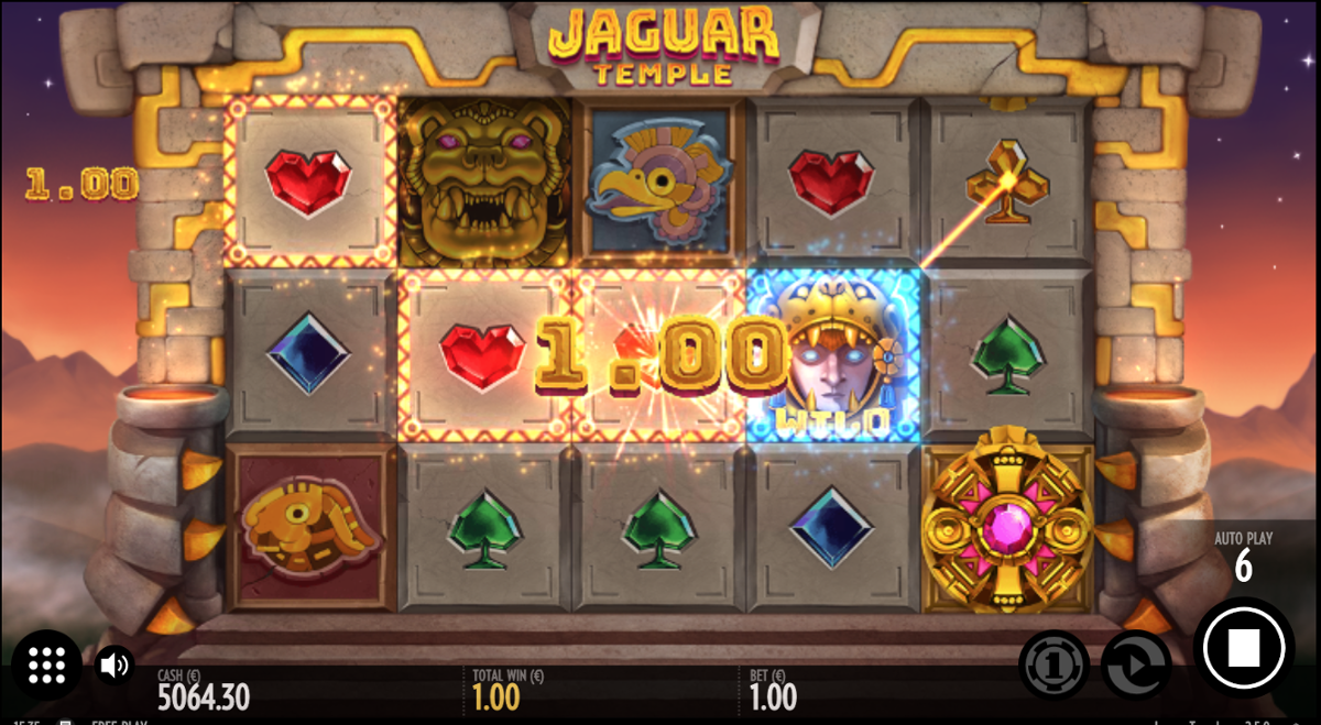 Jaguar Temple slot win