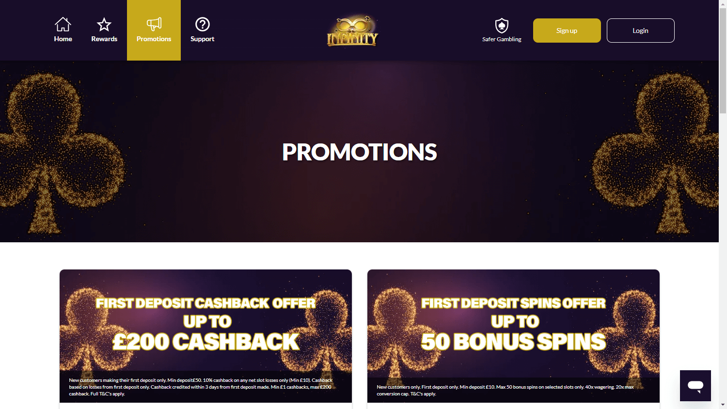 infinity_casino_promotions_desktop
