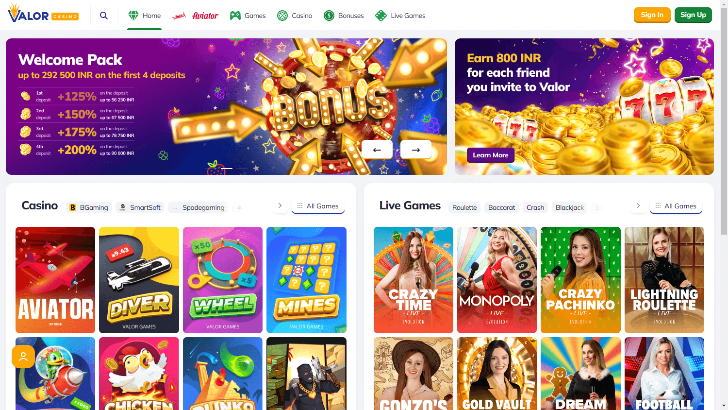 valor_casino_homepage_desktop
