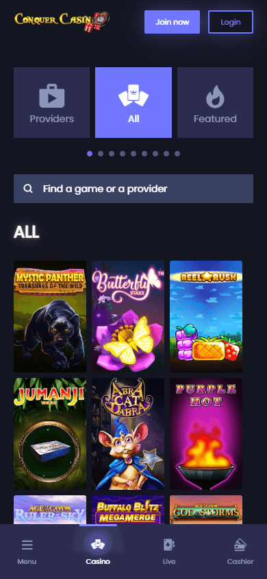 conquercasino_game_gallery_mobile