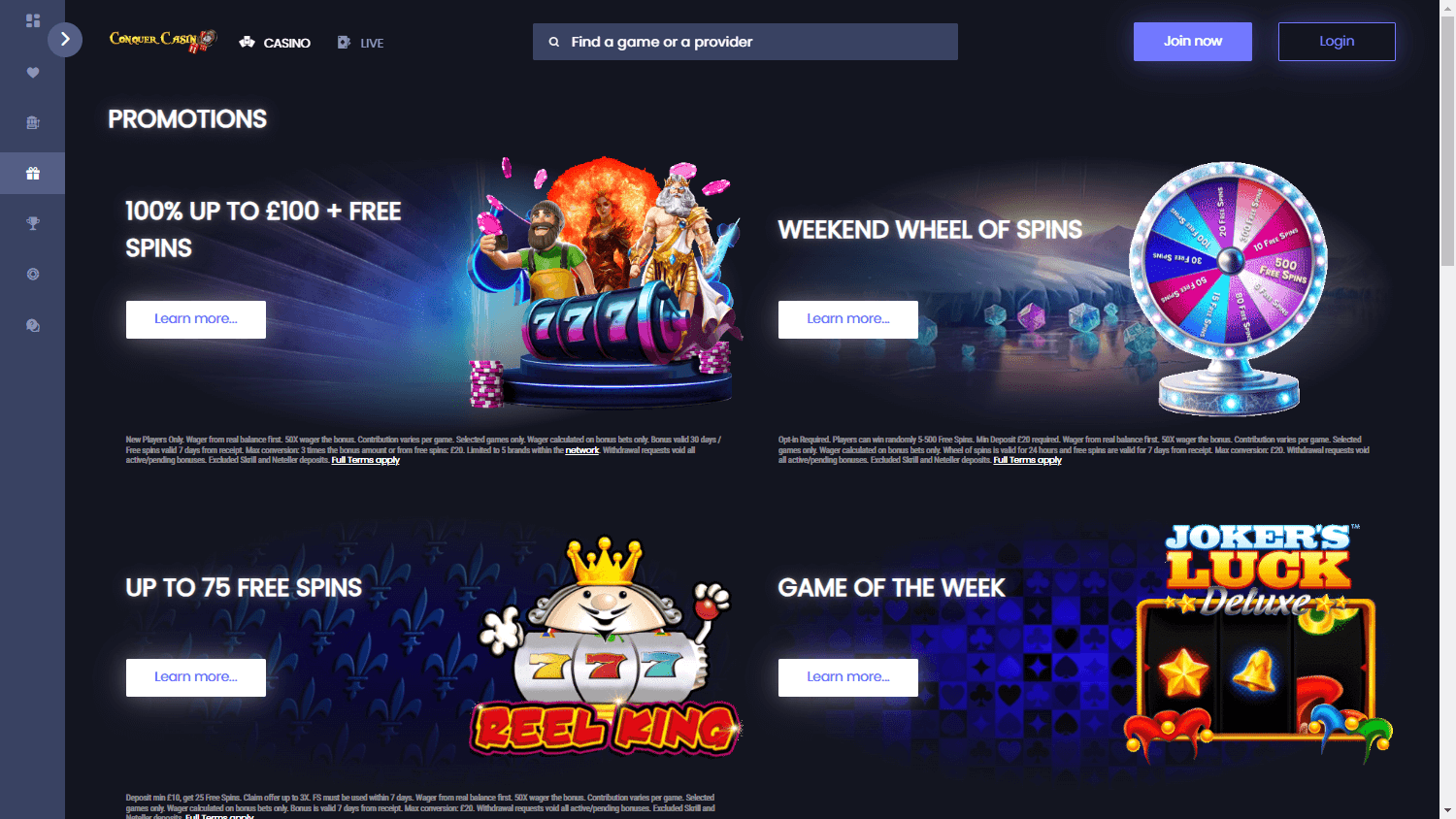 conquercasino_promotions_desktop