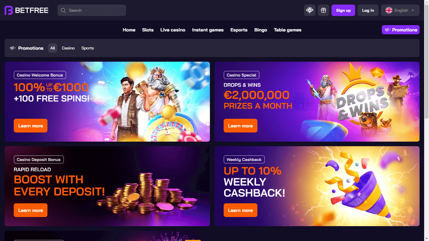 BetFree_Casino_promotions_desktop