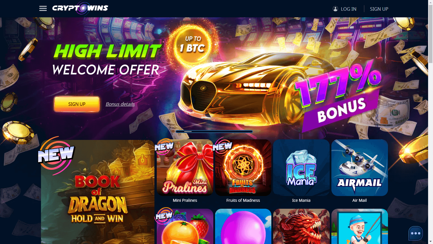 cryptowins_casino_homepage_desktop