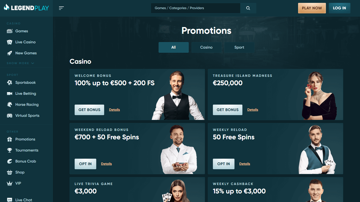 legendplay_casino_promotions_desktop