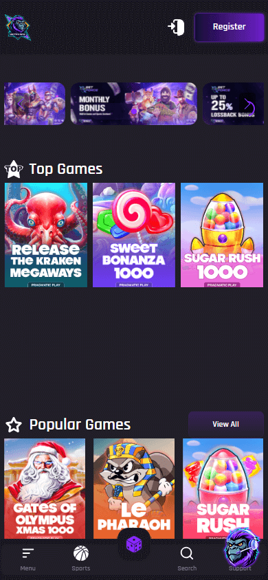 BetForce_Casino_homepage_mobile