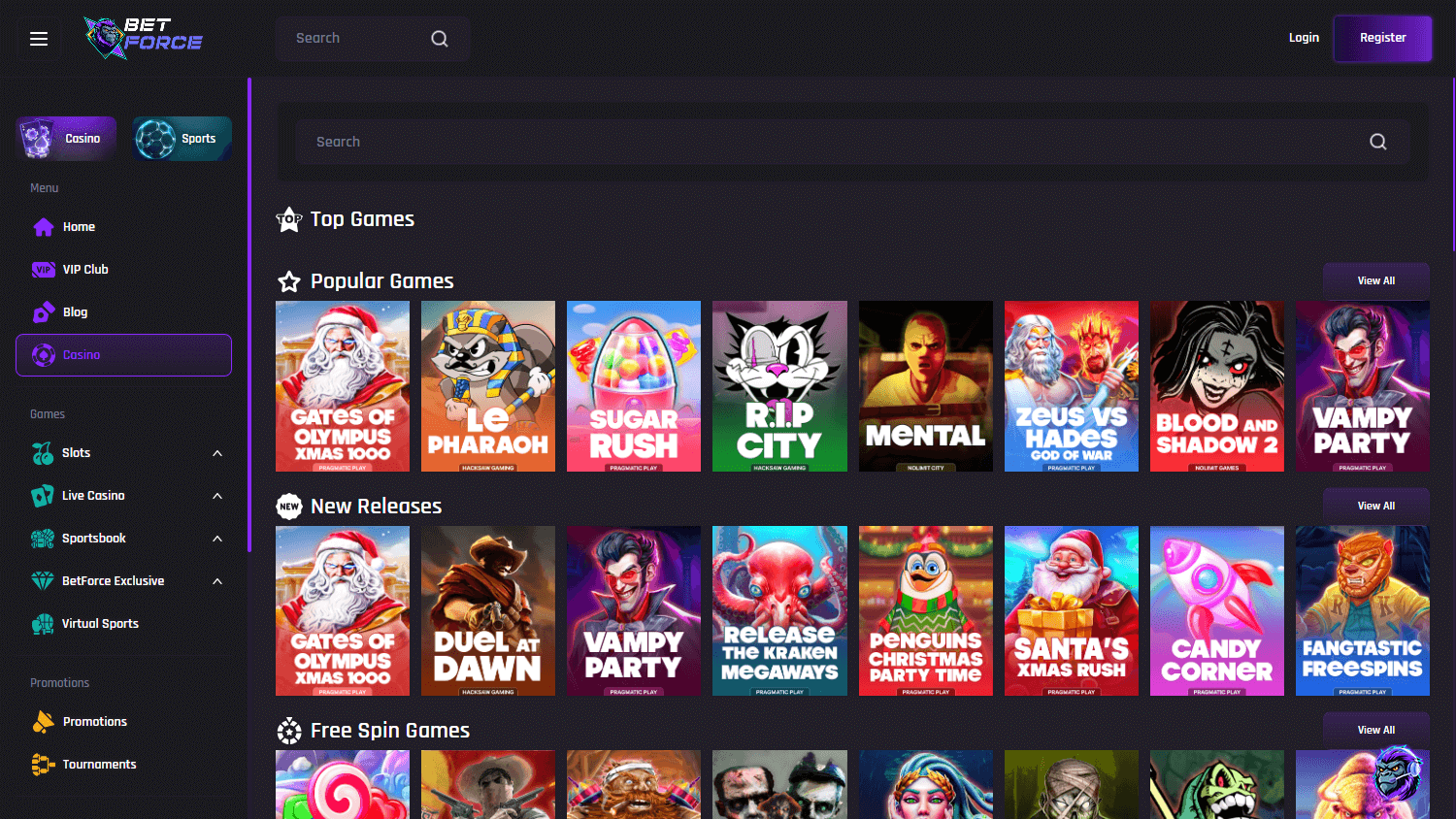 BetForce_Casino_game_gallery_desktop