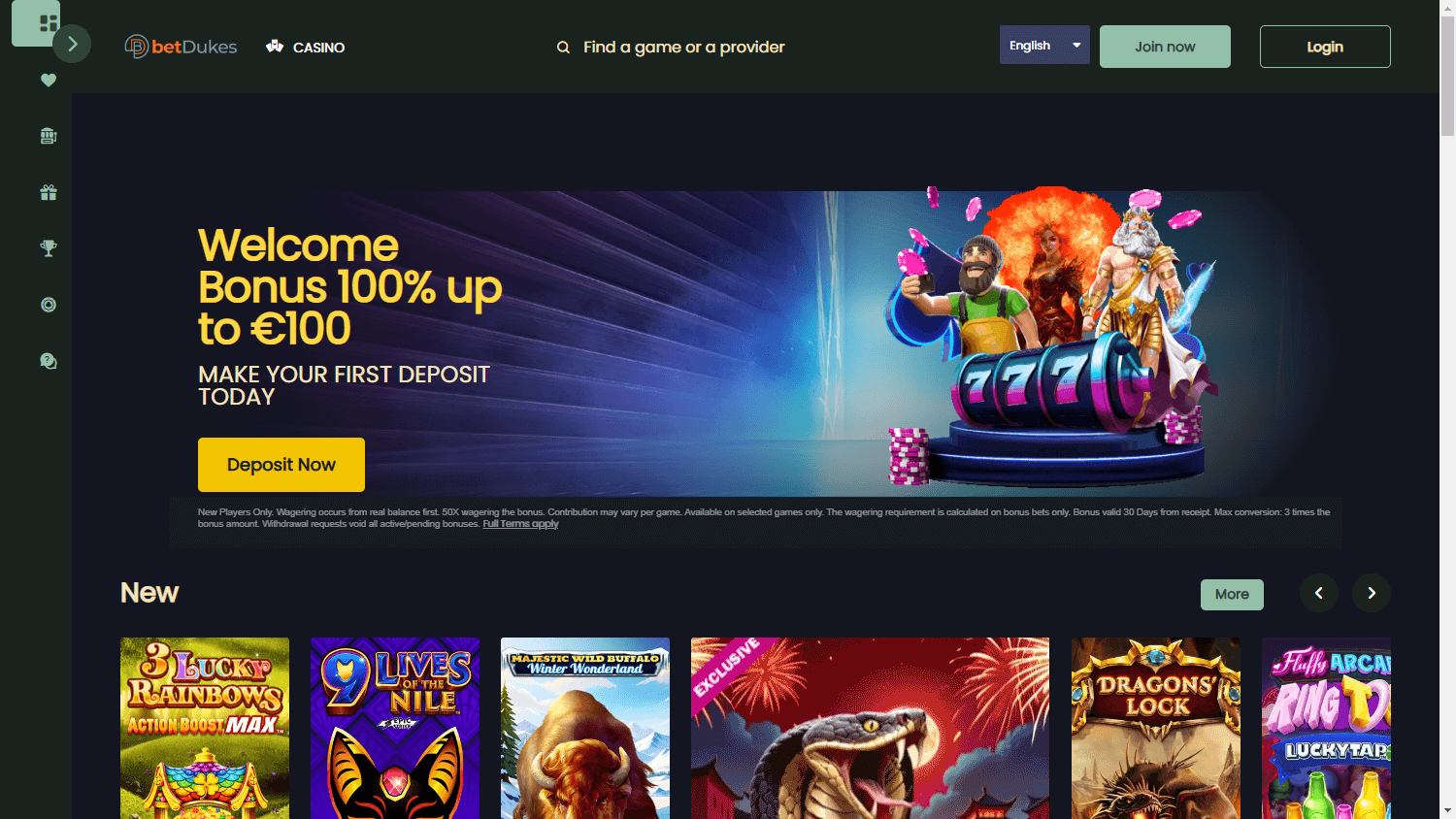 BetDukes_Casino_homepage_desktop