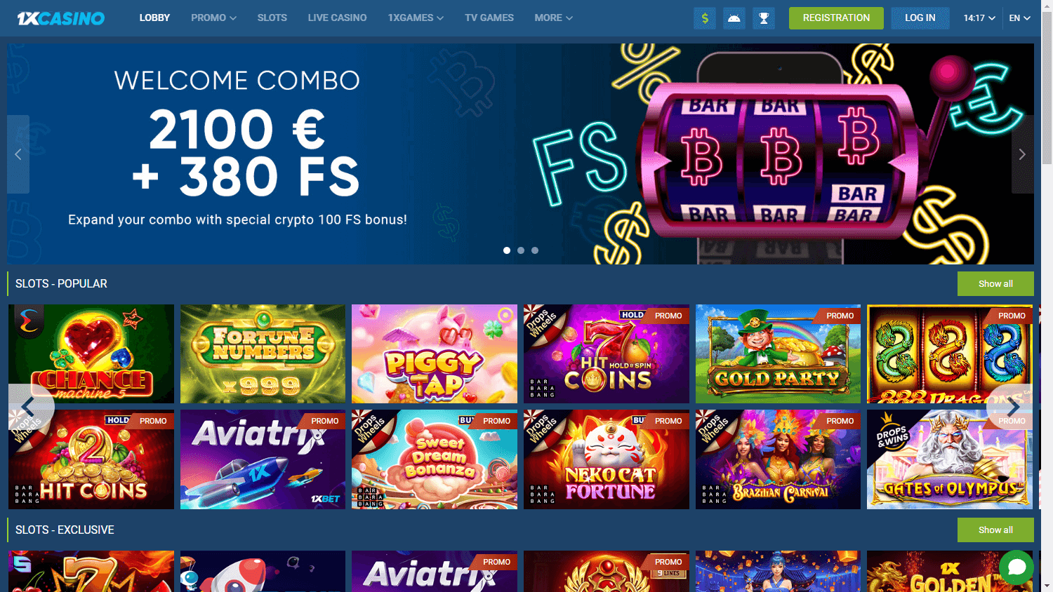 1xCasino_homepage_desktop
