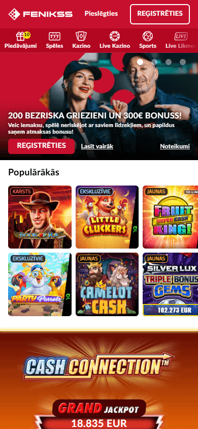 Fenikss_Casino_homepage_mobile