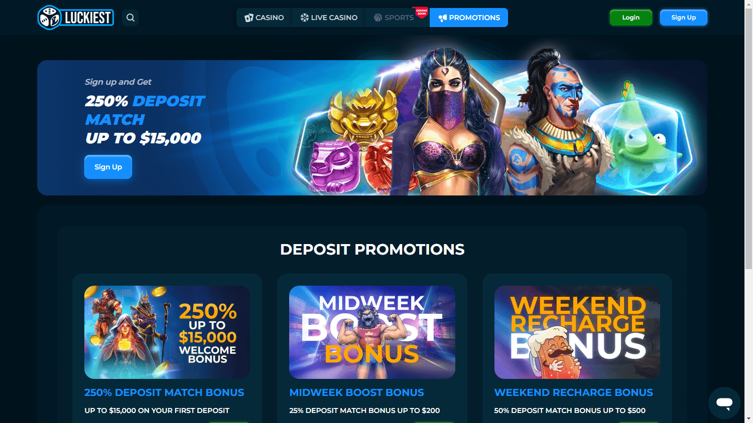 luckiest_casino_promotions_desktop