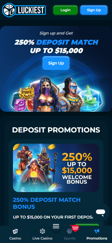 luckiest_casino_promotions_mobile