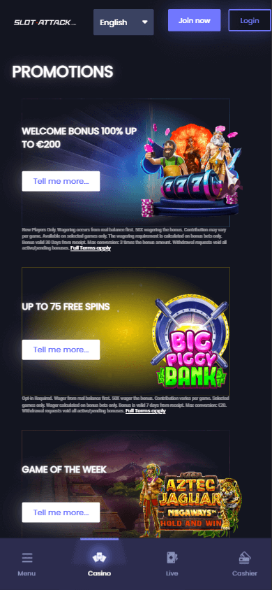 SlotAttack_Casino_promotions_mobile
