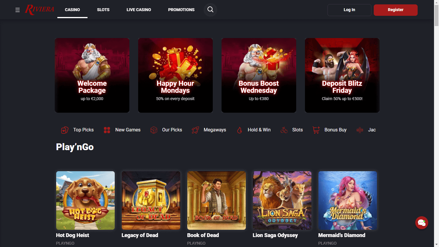 Riviera_Casino_homepage_desktop