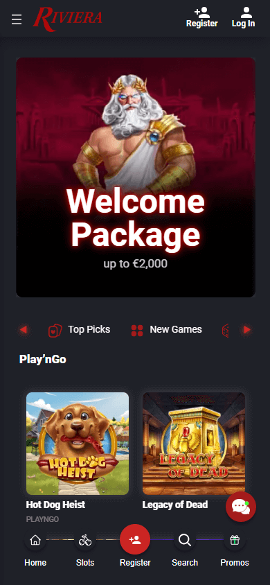 Riviera_Casino_homepage_mobile