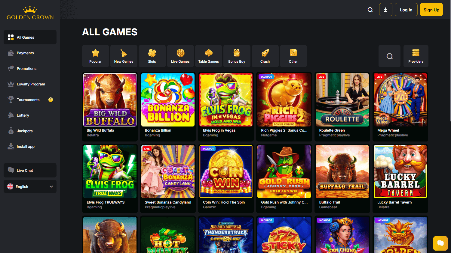 Golden_Crown_Casino_game_gallery_desktop