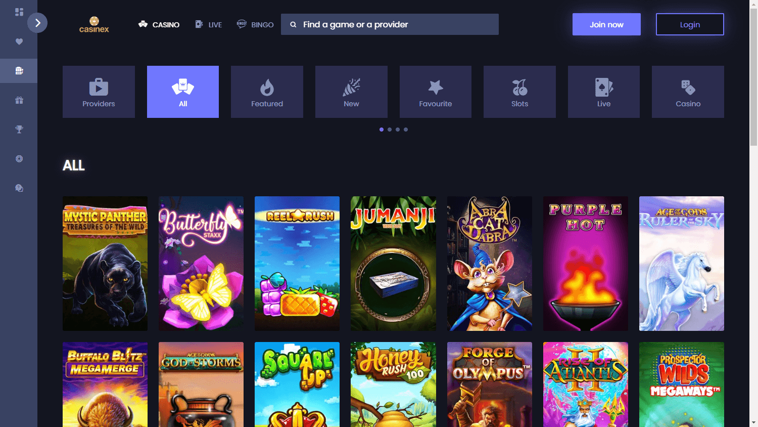 casinex_casino_game_gallery_desktop