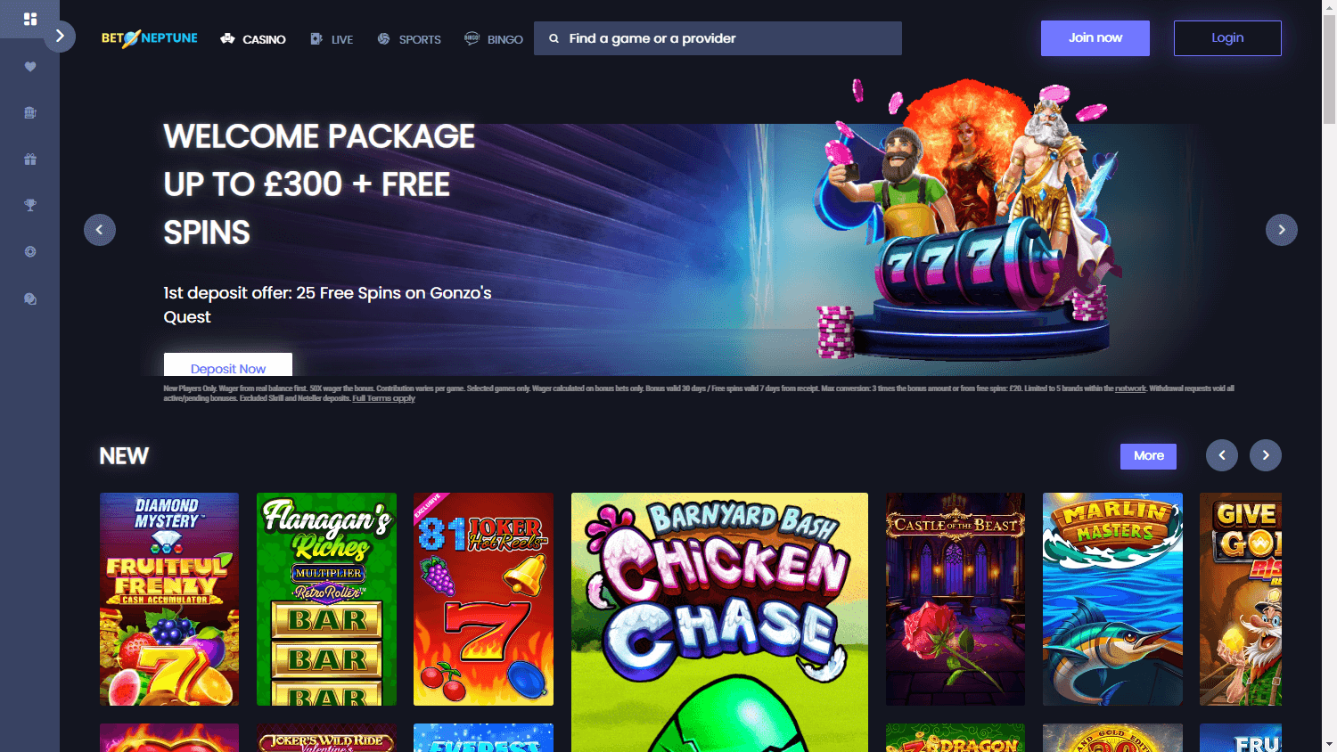 betneptune_casino_homepage_desktop