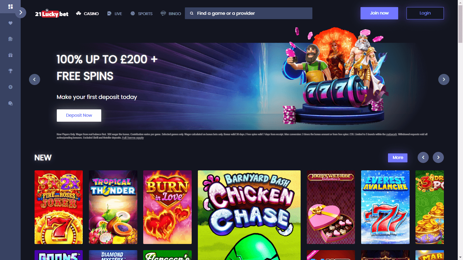 21luckybet_casino_homepage_desktop
