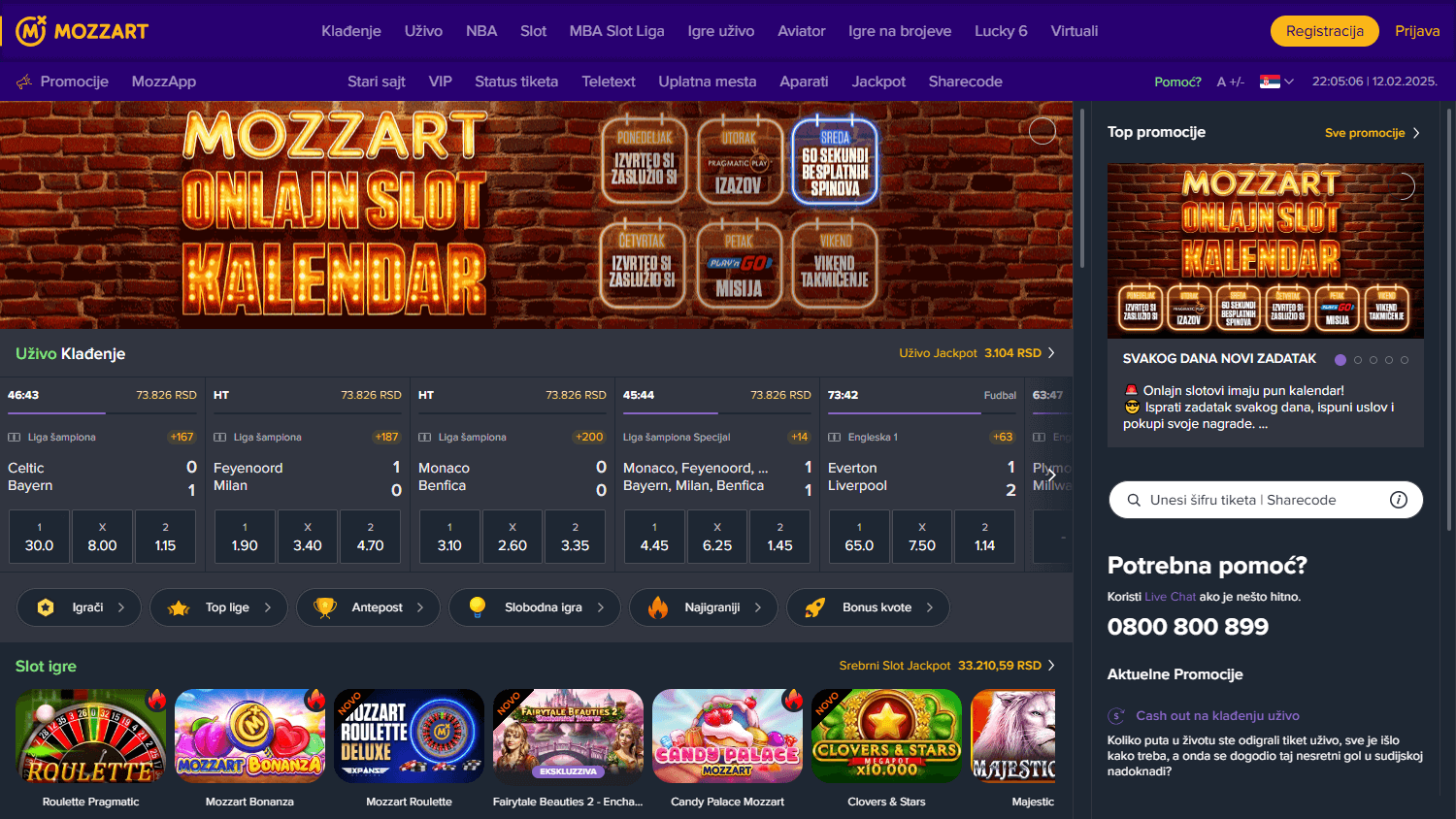 MozzartBet_Casino_RS_homepage_desktop