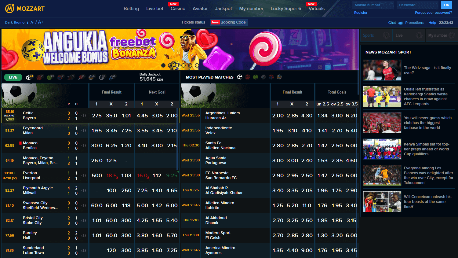 Mozzart_Casino_KE_homepage_desktop